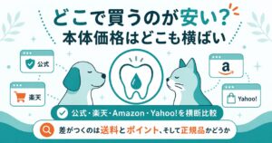 オーラルピースをどこで買うか比較した図解