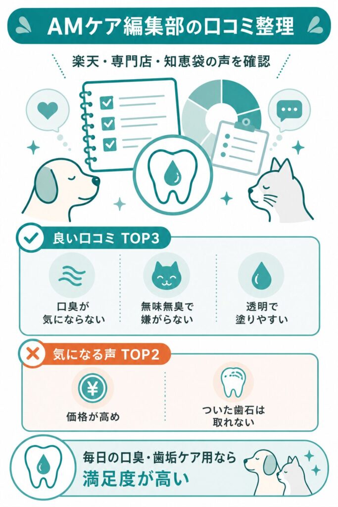 クリスタルジョイの口コミを編集部が整理した図解